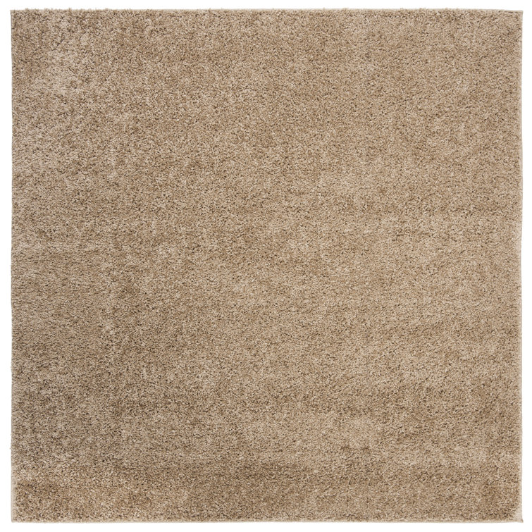 Helsel Shag Performance Machine Washable Solid Color Rug