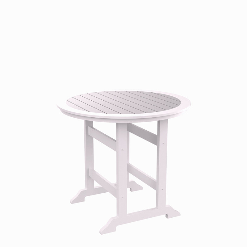 Table de bar en PEHD, table de salle à manger, ensemble de bar de patio, table à hauteur de comptoir pour l'extérieur