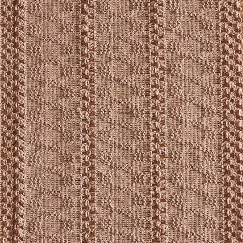 Macrame Style Boho Placemats Set of 4 (Taupe)
