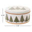 Ceramic Pine Tree Canister with Lid 7.75"D