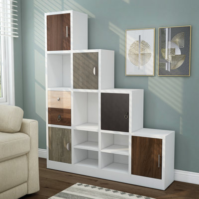 Febres 61.5" Height Multi-Storage Bookcase