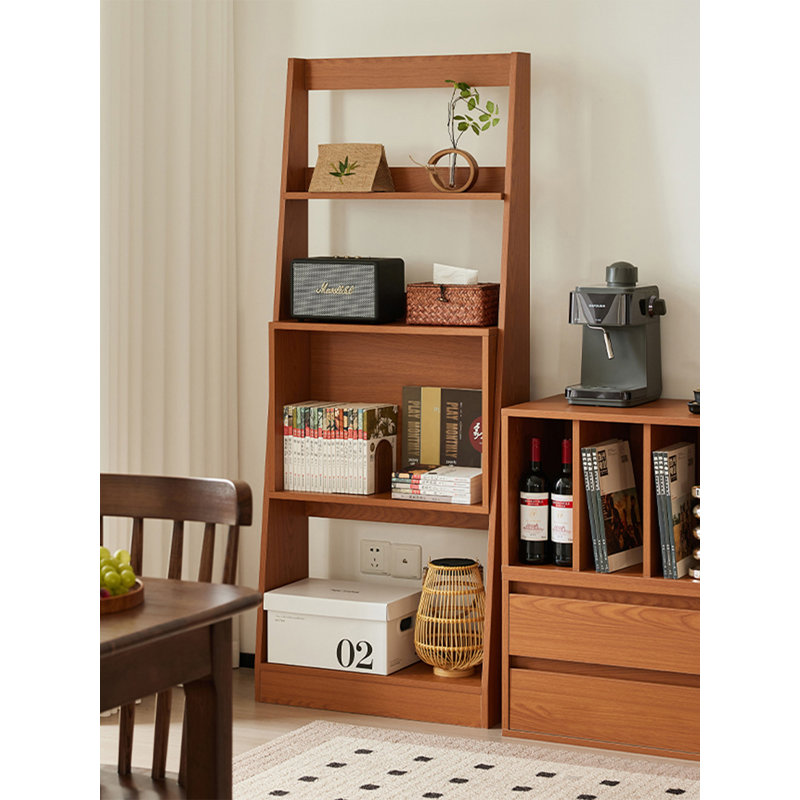 Étagère en bois minimaliste pour salon