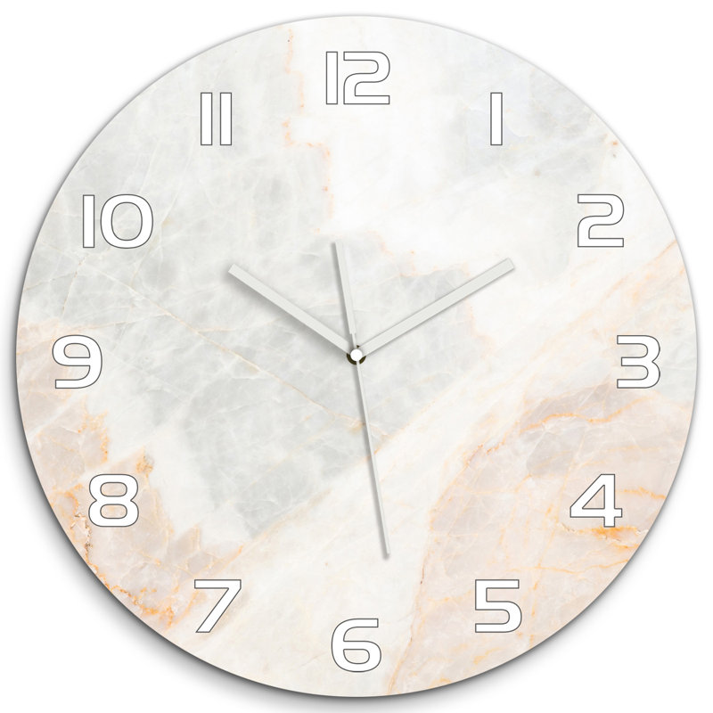 Johnalyn Glass Wall Clock
