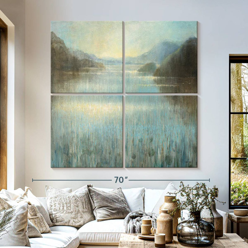 Avery Through The Mist, 57" H x 57" W