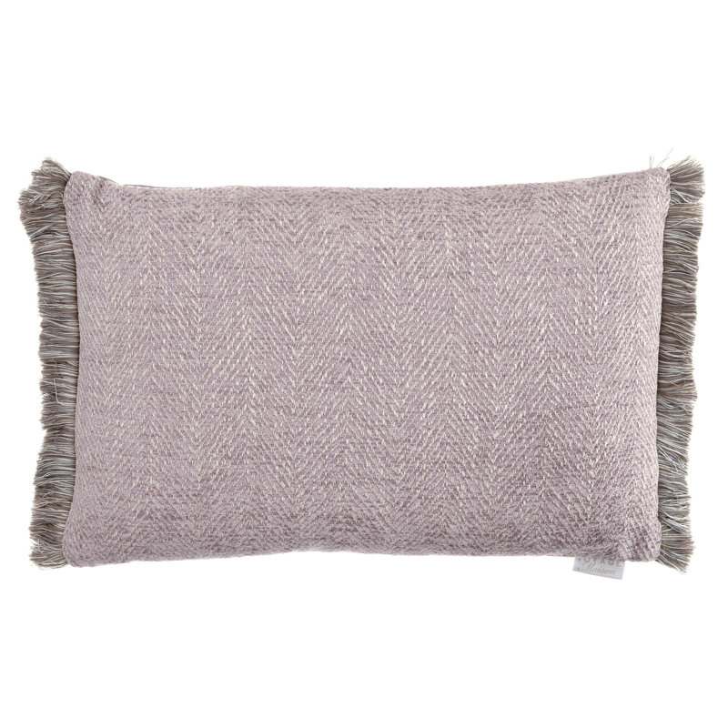 Chevron Throw Cushion, Purple