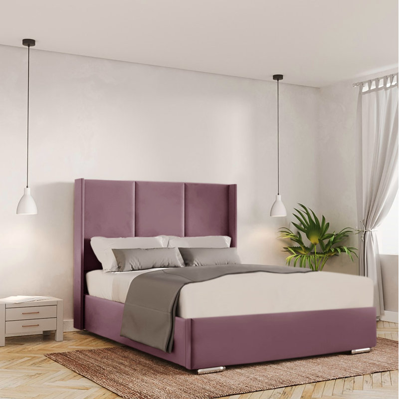 Claubert Bed Frame, Single (3') , Lilac