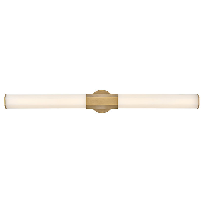 Facet 1 - Light LED Bath Sconce, Heritage Brass