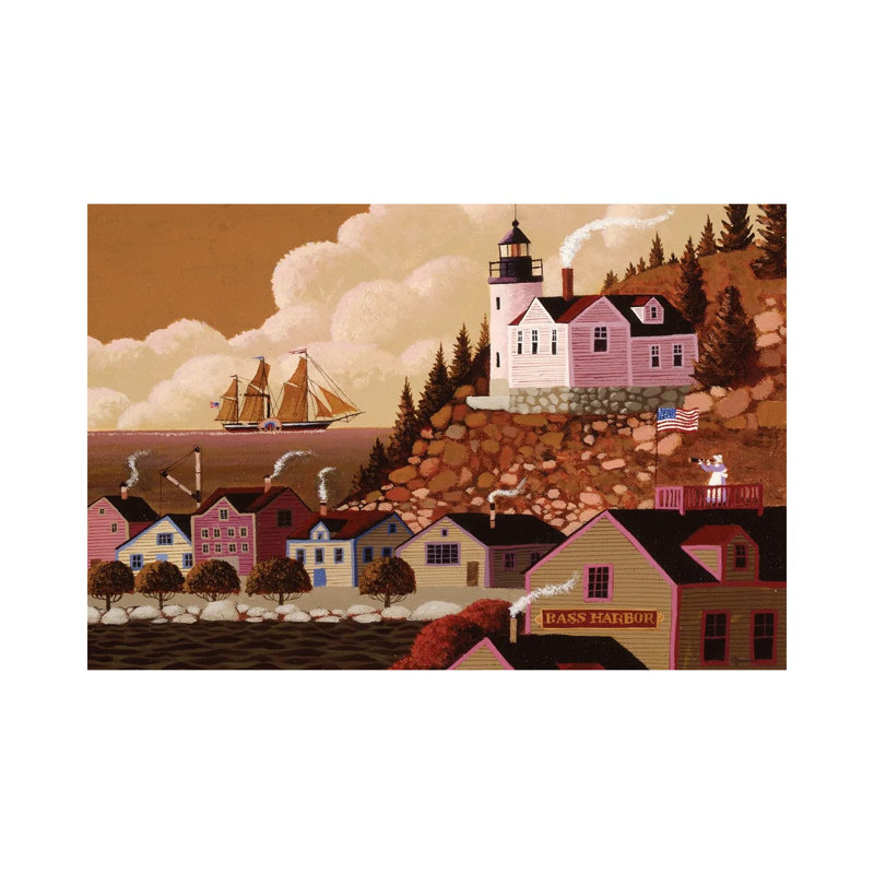Daddy's Home by Heronim - No Frame Gallery-Wrapped Canvas Giclée on Canvas, 20.32cm H x 30.48cm W