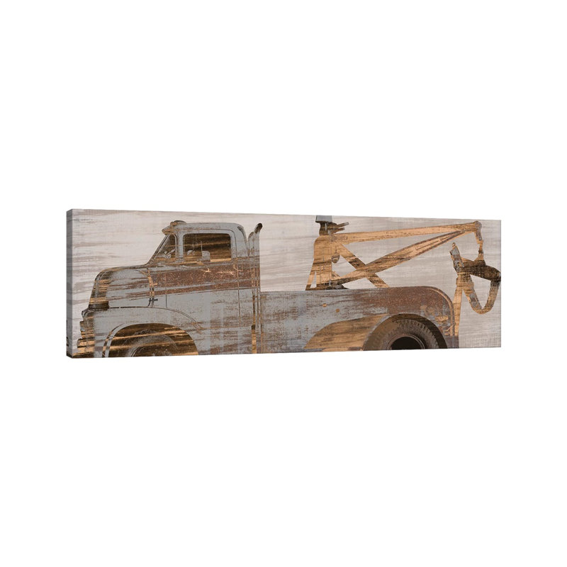 Trucks Curve by PI Studio - Wrapped Canvas Panoramic Painting, 182.88 cm H x 60.96 cm W