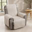 Housse pour fauteuil inclinable matelassé hydrofuge avec poches