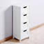 Armoire de rangement blanche pour salle de bain