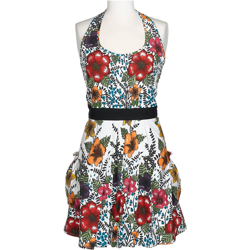 Tablier de fleur inde