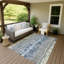 Machine Washable Indoor/Outdoor Huseby ACN2268 Geometric Rug-1637706063