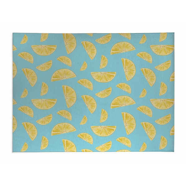 Simple Lemon Rug Christopher's Corner Summer Lemon Outdoor Rug - Wayfair Canada