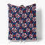 Jeté de flanelle du 4 juillet, impression patriotique du Jour du Souvenir, fleurs, jour de l'Independence, douces couvertures en molleton douillet et moelleux pour la décoration du canapé-lit, cadeaux idéaux pour les enfants adultes 60 x 80-128065422-128065424