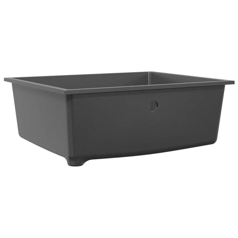 Kitchen Sink Granite, Grey, 20cm H  x 54cm W  x 44cm D