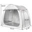 Tente de rangement pour vélo à arc, abri imperméable résistant aux rayons UV Oxford, cadre à double fermeture à glissière, fenêtre de ventilation, installation facile en 3 minutes pour le vélo, les outils de jardin, le rangement extérieur-128751146