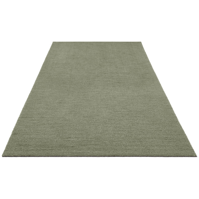 Cloud Tufted Moss Green Rug, Rectangle 200 x 290cm