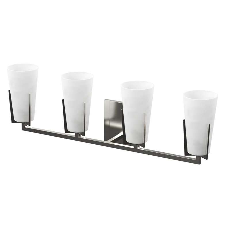 Lindle 4 - Light Dimmable Vanity Light, Satin Nickel