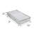 3-Pack Under Bed Fabric Storage Container Bags For Clothes & Blankets With Window And Handles, 34 X 17.9 X 5.9 Inches, Grey