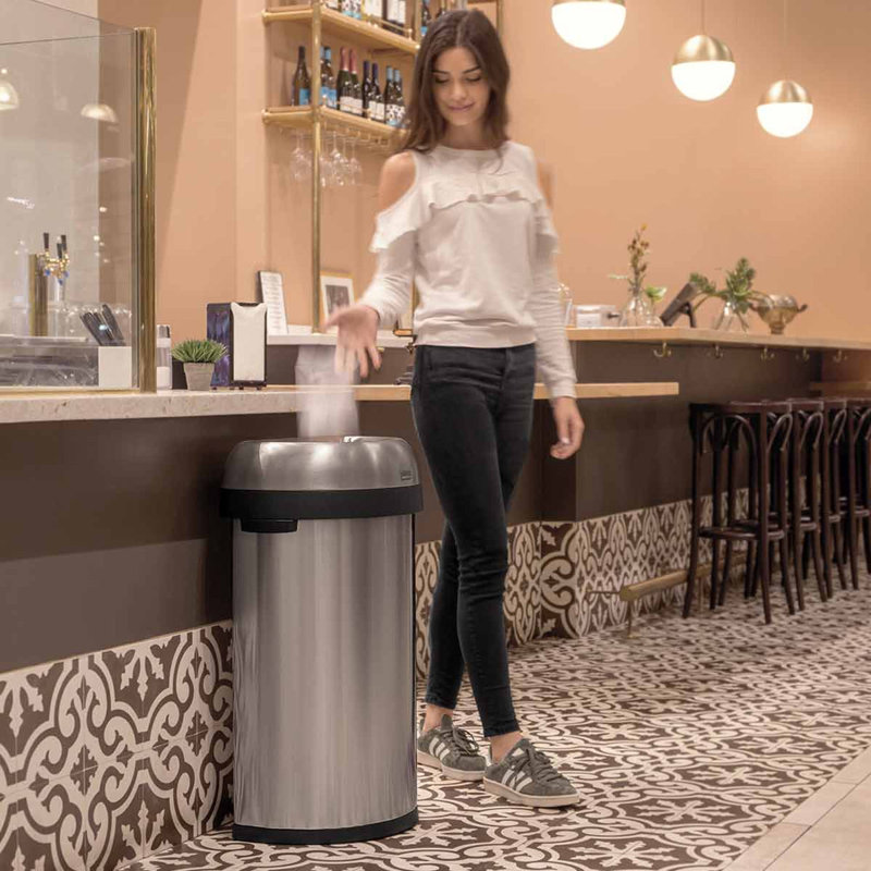 21.1 Gallons Kitchen Trash Can, 21, Steel