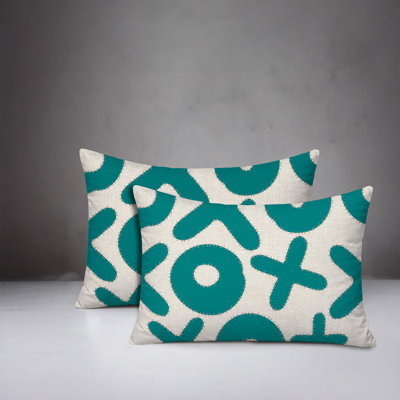 Ohi 2 Sets Indoor/Outdoor Reversible Indoor Pillow