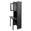 Bureau multifonctionnel convertible pliable avec tablettes de rangement et tiroir, poste de travail d'économie d'espace-67932540