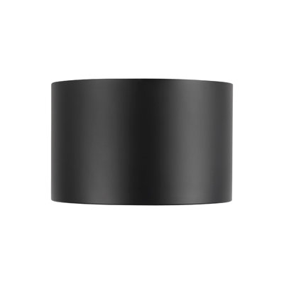 Napoleon 6-in Black dimmable LED Semi-Flush Mount