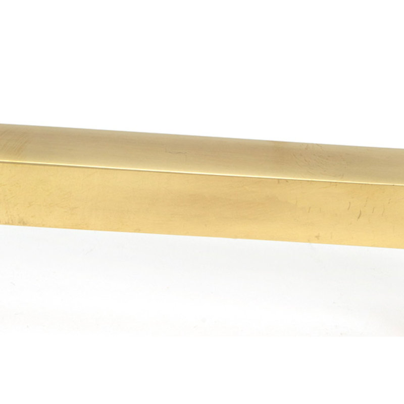 Matt Black Albers Pull Handle - Large, 9.6 cm, Aged Brass