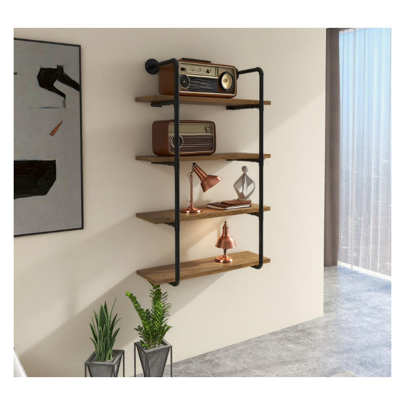 Bibliothèque murale flottante Rack