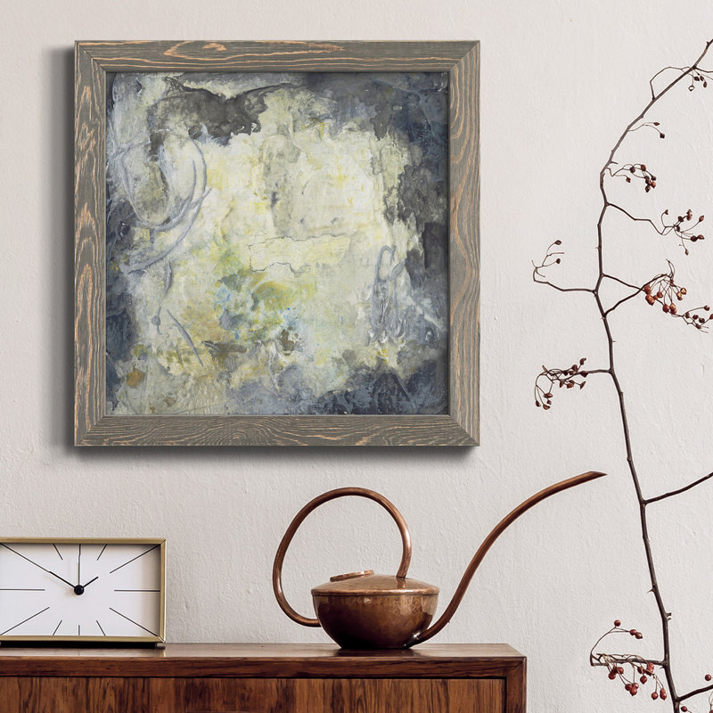 Toile encadrée I-Premium Shadows & Light - prête à être accrochée, H 31,5 po x l 31,5 po x P 1 po, Encadré gris