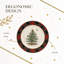 Spode - Arbre de Noël - Assiette tartan pour arbre de Noël