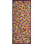 Small Scatter Size Wool American Hooked 1930s Antique Rug