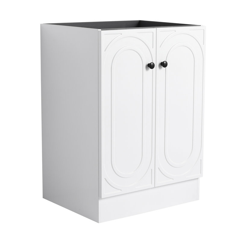 Freestanding Bathroom Vanity-Excluding Sink, White