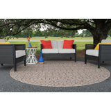 Bourke Spice (Beige/Black) Area Rug