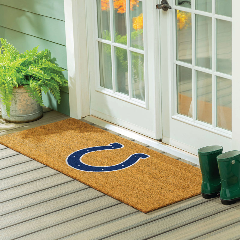 Très grand tapis couleur coco Indianapolis Colts, 60 po x 24 po