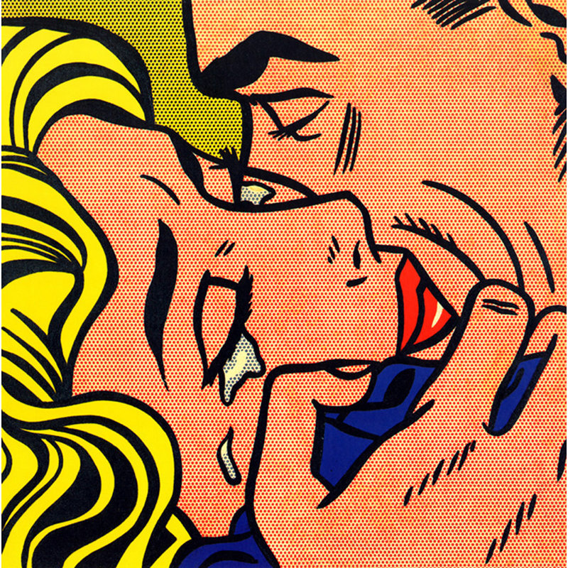 Kiss V, 1964, 28" H x 28" W