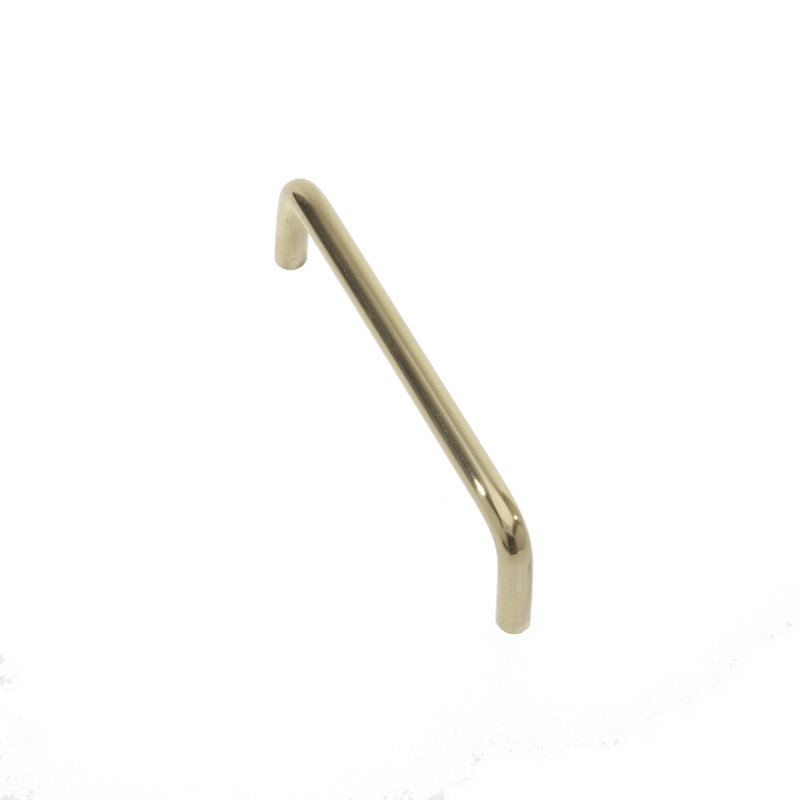Arla Bar Handle, Polished Brass, 10"