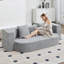 Canapé-lit pliant, futon-lit convertible avec 2 coussins