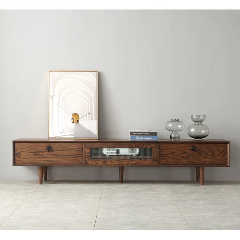 Meuble télé Nordic Style, 17.72"H x 70.9"L x 17.7"W