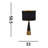 Percival 58cm Table Lamp