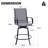 Patio Barstools Set Of 2, Swivel Outdoor Patio Bar Stools With PVC-coated polyester Fabric, Height Top Outdoor Chair 360° Swivel, All Weather Use, Ergonomic Comfort Bar Height Tall Stools For Outside-827240200