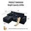 Canapé modulaire 110 po Cloud