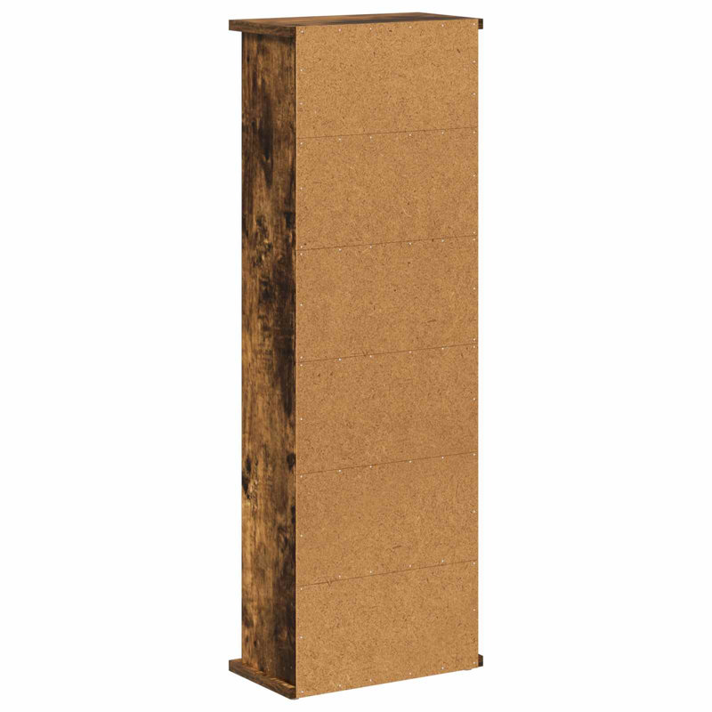 92 cm H Media Shelves, Smoked Oak