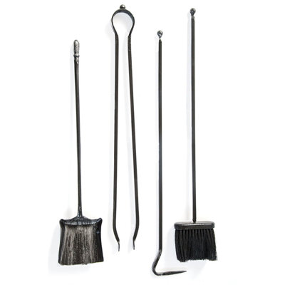 Ludie Iron Fireplace Tool Set