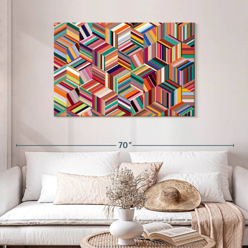 Avery Abstract Geometric Cubes