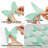 Zulay Home 3D Butterfly Wall Decor - 24pcs Butterfly Decor with 3 Different Sizes-1423072806