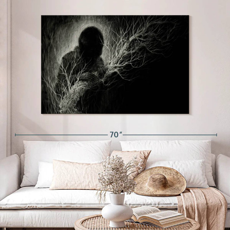 Kelan Scary, 20" H x 30" W