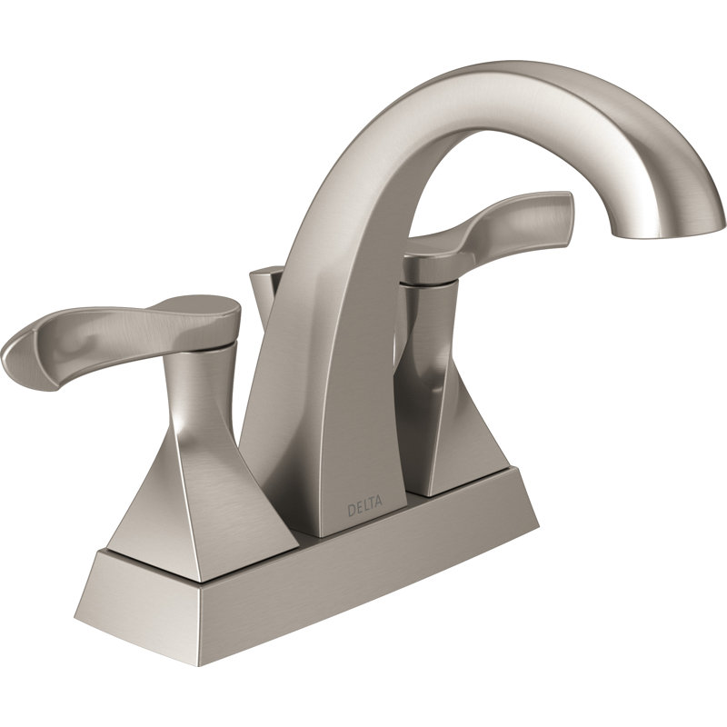 Two Handle Centerset Bathroom Sink Faucet