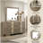 5 Piece Modern Bedroom Set with LED Headboard, Fluted Natural Oak Finish, Storage Bed Frame, 6 Drawer Dresser, Dresser Mirror, 5 Drawer Chest, 2 Drawer Nightstand, Neutral Furniture for Master Bedroom, Guest Room-1283217578